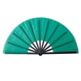 thumbnail image 2 of Folding Fan Pure Color Strong Fan Bone Lightweight Retro Style Kung Fu Fan Tai Chi Fan Chinese Dance Fan Party Decoration Fan, 2 of 8