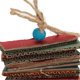 thumbnail image 2 of 5pcs Parrot Cardboard Chew Toy Funny Natural Bite Resistance Bird Chew Toy for African Grey Conures Small Cockatoos Colorful, 2 of 2