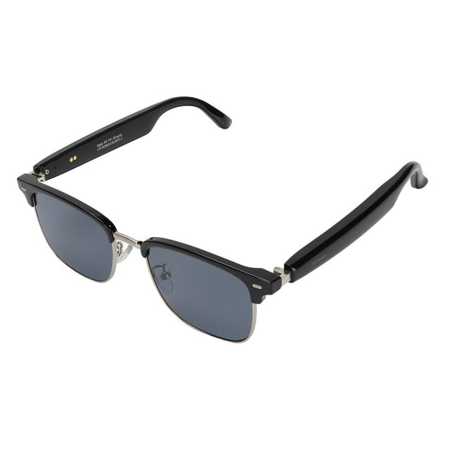 Lunettes de Traduction AI, Haut-Parleurs Lunettes Intelligentes 100 Langues Micro pour Musique