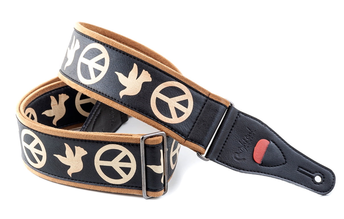 RightOn! Straps Legend Peace Doves Guitar Strap