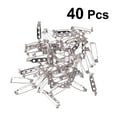 thumbnail image 5 of Gymnture 40Pcs Silver Brooch Pin Backs with Lock for DIY Jewelry, 5 of 10