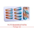 thumbnail image 4 of Juego de tiras de uñas Seitruly de colores puntas falsas en forma de T CE011633-02, 4 of 6