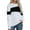 White, variant on MuZeFu Sweaters for Women Clearance under $10.00 Crewneck Sweaters Women's Multi Color Round Neck Sweater Fashion Casual Pullover Long Sleeve Knit