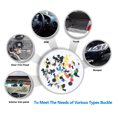 thumbnail image 4 of Worallymy Push Pins Sujetador de plástico universal para guardabarros de coche Parachoques Panel interior Remache Color Tamaño aleatorio Worallymy JD720445527, 4 of 7