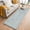Misty grey-blue, variant on Round Area Rug 3 Ft, Boho Pink Washable Non-Slip Circle Carpet for Living Room/Bedroom, Modern Rustic Minimalist Art Low-Profile Small Floor Mats Collection Rugs for Indoor