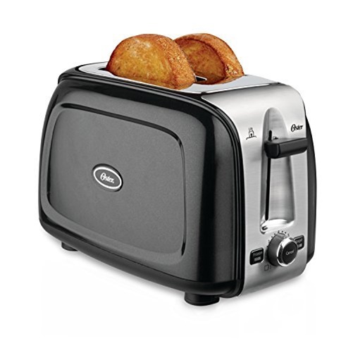 Oster 2Slice Toaster Black Metallic