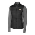thumbnail image 2 of Women's Cutter & Buck Black Vanderbilt Commodores Vault DryTec Stealth Hybrid Quilted Full-Zip Windbreaker Jacket, 2 of 3