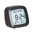 thumbnail image 3 of Reloj despertador digital BLESIY Reloj de noche Pantalla LCD compacta Modo de repetición 12 horas/24 horas Negro, 3 of 8