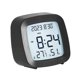 thumbnail image 3 of Pequeño reloj despertador digital, reloj de noche portátil, 8,2 x 4,7 x 8 cm, con retroiluminación y temperatura para escritorio de oficina, versátil , negro Macarena Reloj despertador digital, 3 of 8