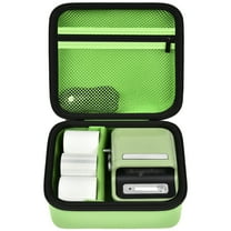Label Maker Wireless Thermal Case Compatible with NIIMBOT B21 / B1 , Holder for Inkless Label Printer & Labeling Tapes Refills-Green