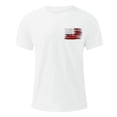 thumbnail image 6 of 250 America Tee Shirts Patriotic Shirts Men's Short Sleeve Workwear T-Shirt,White, 6 of 7