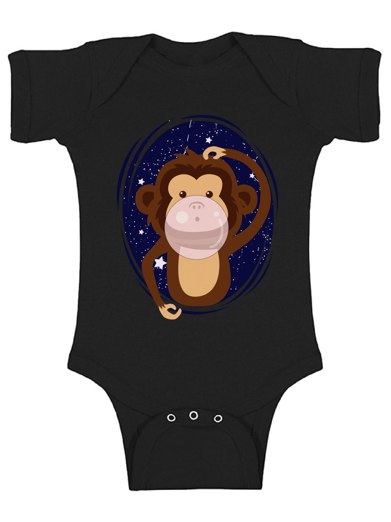 Awkward Styles Funny Monkey Baby Bodysuit Short Sleeve Baby Shower