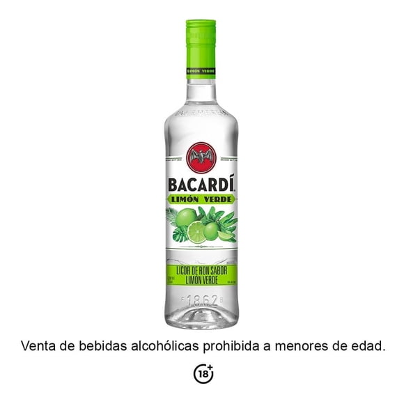 Ron Bacardí limón verde 750 ml