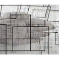 thumbnail image 5 of oneOone Viscose Chiffon White Fabric Geometric Craft Projects Decor Fabric Printed By The Yard 42 Inch Wide-CS, 5 of 5