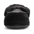 thumbnail image 6 of Leather Goods by MUK LUKS Women's Sia Moccasin Slippers 9 - Ebony, 6 of 6