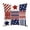 D, variant on Patriotic Pillow Covers, 4th of July Independence Day Decorative Cushion Cases, Double-Sided Print Throw Pillowcases, 18x18 Inch