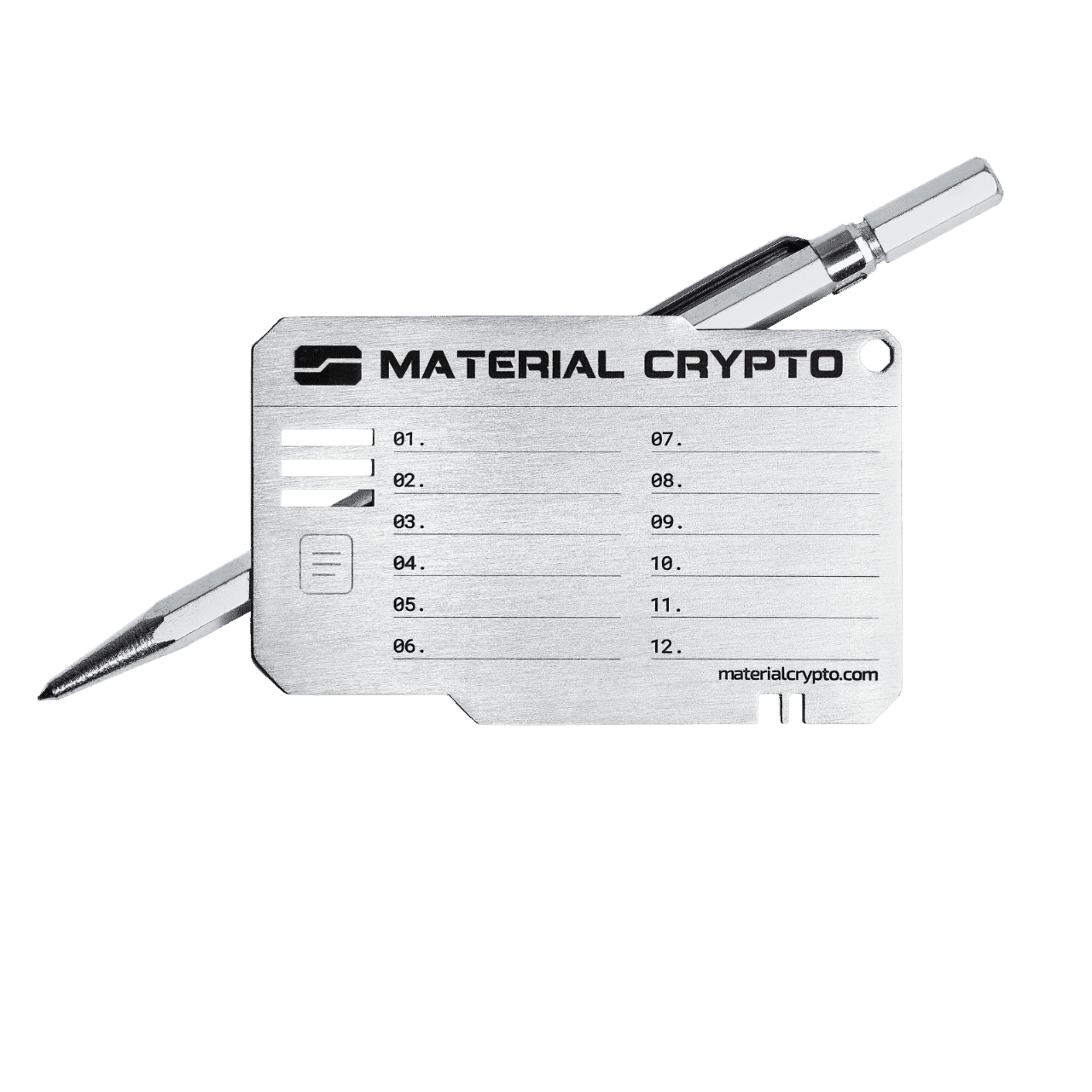 Crypto Seed Storage Ledger Nano X SecuX - XSEED Pro - Indestructible Bitcoin  Wallet Crypto Phrase Holder Seed Phrase Storage