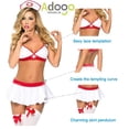 thumbnail image 2 of Conjunto de disfraz de lencería Elezenioc ADOGO Sexy Nurse White, 2 of 5