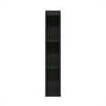 thumbnail image 5 of Furinno Fulda 3-Tier Space Saving Storage Shelf Bookcase, 6-Inch Width, Blackwood, 5 of 7