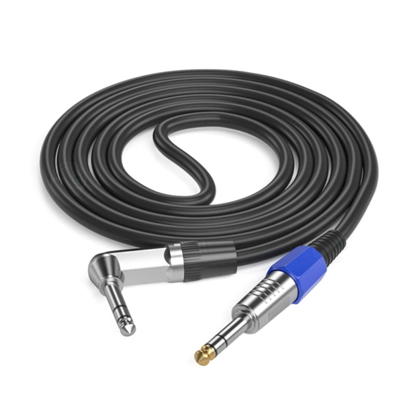 6.35mm Balanced Audio Cable Jack Male to Male Stereo Cables for Speaker Amp Instrument Cable Guitar Keyboard