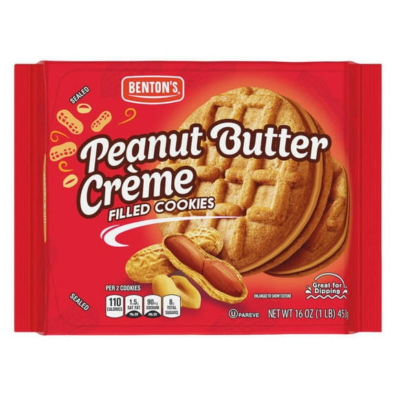 Peanut Butter Crème Sandwich Cookies, 16 oz