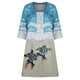 thumbnail image 4 of Moda mujer verano Casual estampado manga larga suelta gran tamaño playa sol bata Pompotops  lopia1000676, 4 of 9
