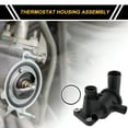 thumbnail image 2 of Conjunto de Carcasa de Termostato de Refrigerante del Motor Unique Bargains No.2565002501 para Kia Picanto SA 04-10 para Hyundai Atoz (MX) 1.1 2003-2005 Plástico Negro, 2 of 6