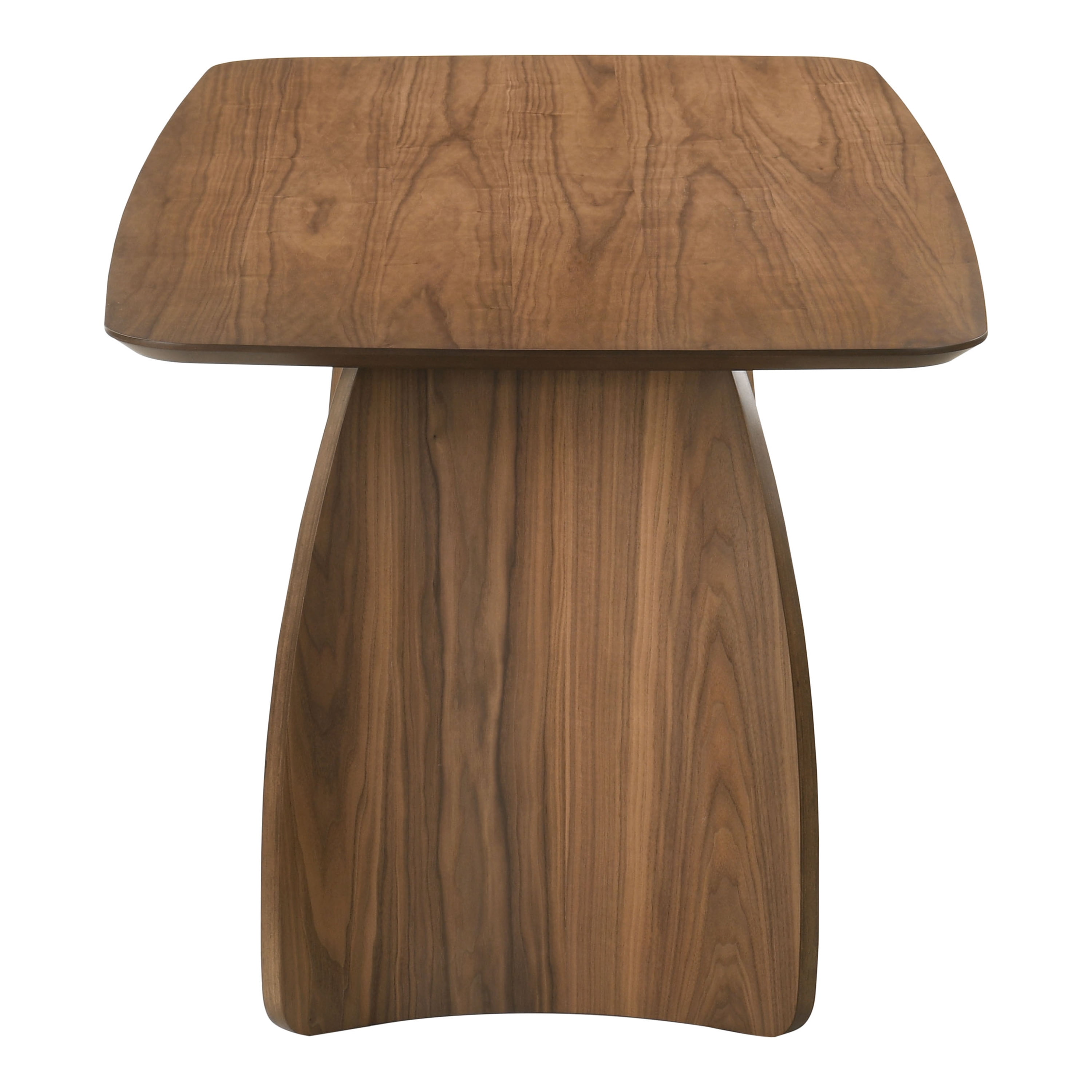 Furniture of America Erik 71" Trestle Dining Table, Walnut