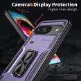 thumbnail image 5 of Case For Google Pixel 9 Pro XL,Military Grade  [Built-in Kickstand] Magnetic Ring Holder Heavy Duty TPU+PC Shockproof Drop Protection Phone Case For Google Pixel 9 Pro XL,6.8" 2024 (Blue), 5 of 8