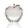 thumbnail image 1 of Elegant and Modern Style Crystal Centerpiece for Home Decor and Corporate Gift - Crystal Apple Paperweight, 2.5 Inches, 1 of 1