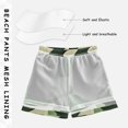 thumbnail image 3 of FORMRS Boys Swim Trunks Quick Dry Mesh Liner Boardshorts Sizes XS-XL, Black Abstract, 3 of 7