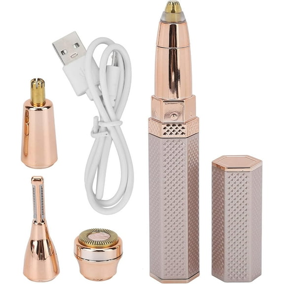BYXAS 4 in 1 Electric Eyebrow Trimmer Women Face Shaver Eyebrow Hair Remover Lightweight Body Hair Remover Body Care Equipment for Women Men