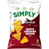 Simply Doritos White Cheddar Nacho Flavor Tortilla Chips , 2.5 oz