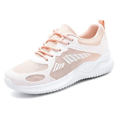 

Sports shoes for women 2024 spring new style casual breathable running shoes soft sole trendy single shoes