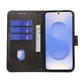 thumbnail image 2 of VIESUP for Samsung Galaxy S25 5G Black Wallet Case with Credit Card Holder,PU Leather Magnetic Protective Phone Case, 2 of 8