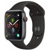 Restored Apple Watch Series 5 44mm GPS Cellular LTE Aluminum Space Gray Black Sport Band (Refurbished)