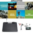 thumbnail image 3 of Kit De Controlador De Carga Solar, Protección Completa A Prueba De Agua, Carga Rápida, Kit De Cargador De Batería De Panel Solar, 12 V, 24 V, Salida Dual Para Coche, 3 of 7