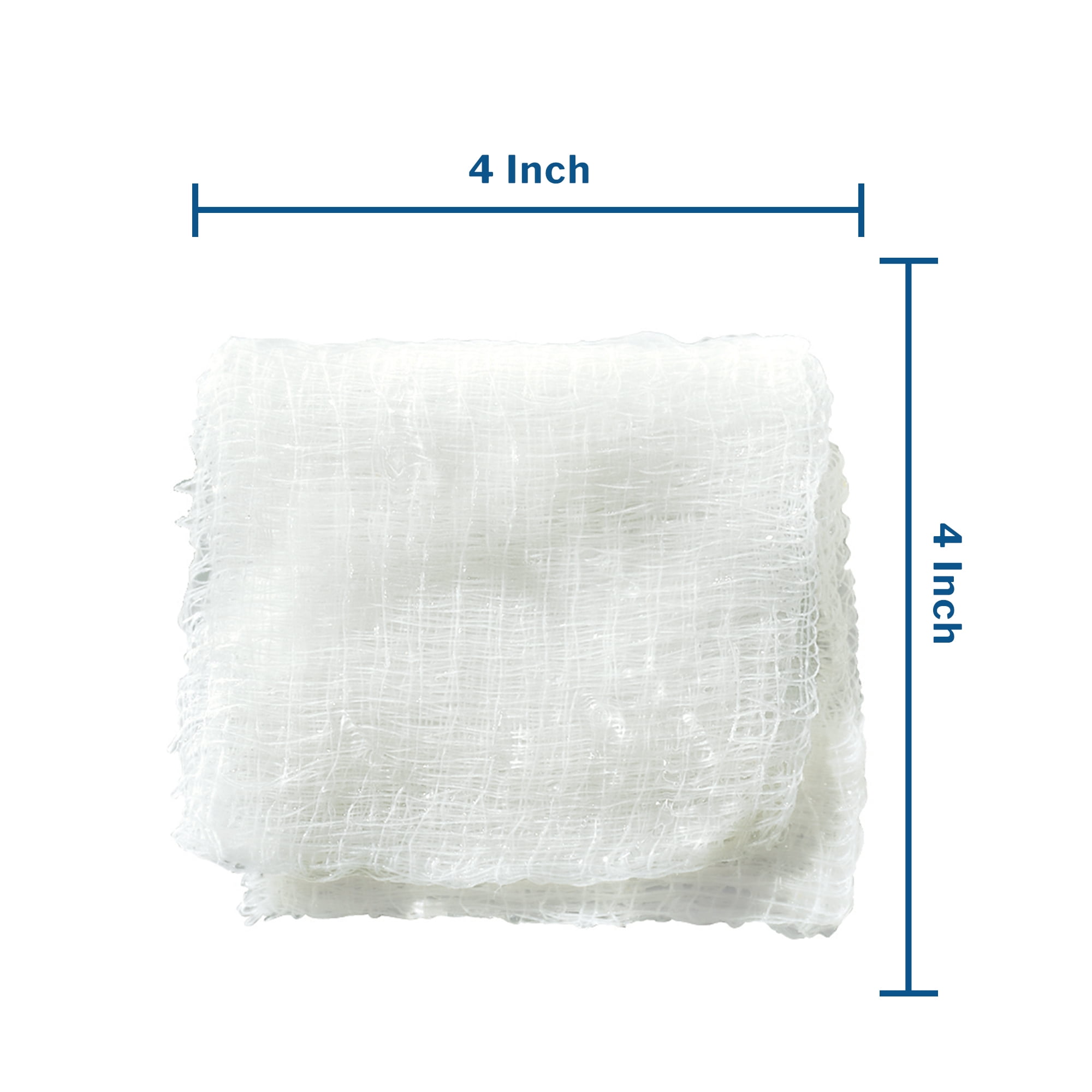 McKesson Hydrogel Impregnated Gauze Dressing - Sterile Bandage, 4 in x 4 in, 10 Count, 1 Pack