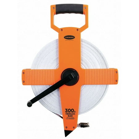 UPC: 0052837001149 | Keson Tape Measure 1/2 In x 300 ft/90m Pumpkin OTR-10M-300