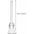 thumbnail image 3 of 2pc Glass Honey Spoon Ladle Honeycomb Stem Honey Stirrer Honey Stick For Honey Glass Dispensing (d-v2), 3 of 5