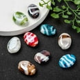 thumbnail image 6 of Handmade Lampwork Beads Pearlized Oval Mixed color 18x14x8mm Hole: 2mm 200pcs, 6 of 7