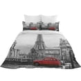 thumbnail image 5 of Bedding Covers Fashionable Eiffel Tower Printed Duvet Covers Highend Home Textiles,Queen (90"x90"), 5 of 5