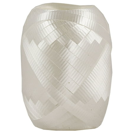 UPC: 0842497104362 | Jam Curling Ribbon 66 Feet White Grid 6/Pack