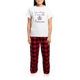 thumbnail image 4 of CafePress - I Am The Princess Women's Light Pajamas - Women's Short Sleeve Print T-Shirt and Pants Light Cotton Pajama Set, 4 of 7