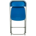 Flash Furniture Hercules™ Series Plastic Folding Chair Blue 10 Pack