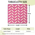 thumbnail image 2 of Tribal Folk Style Square Tablecloth - Elastic Edged, Wrinkle-Free & Reusable, Stylish Boho Patterns for Picnics, Garden Parties, Dinning (34x34 Inches), 2 of 6