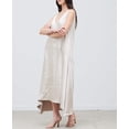 thumbnail image 2 of V NECK SATIN DRESS, 2 of 4