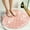 Pink, variant on Round Non Slip Shower Mat , Bathtub Mat with Suction Cups, Textured Surface Anti Slip Bath Mats with Drain Holes,for Shower Tub Bathroom Mat, 22 X 22 Inches Green