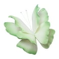 thumbnail image 1 of Mariposa artificial gigante 3D de 20 pulgadas para fiestas de cumpleaños y vacaciones. Verde, 1 of 9