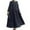 Black, variant on Lolmot Casual Dresses for Women Spring Summer Round Neck Solid Color Cotton and Linen Casual Button Up Long Sleeve Dress Loose Comfy Long Dress